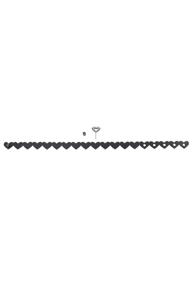 Sex & Mischief - Heart Day Collar - Black - Stag Shop
