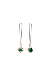 Sex & Mischief - Indica - Crystal Nipple Clips - Stag Shop