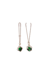 Sex & Mischief - Indica - Crystal Nipple Clips - Stag Shop