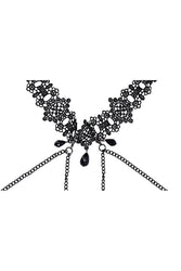 Sex & Mischief - Lace Collar with Nipple Ties - Stag Shop