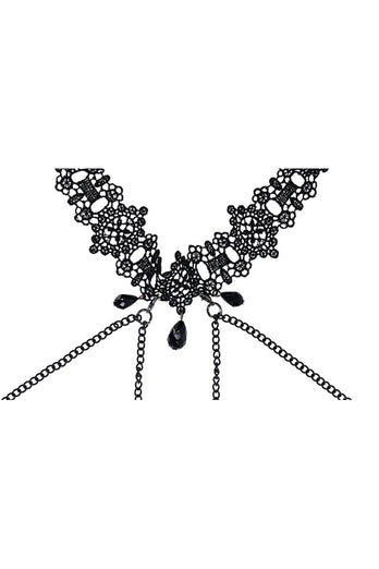Sex & Mischief - Lace Collar with Nipple Ties - Stag Shop