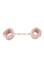 Sex & Mischief - Peaches 'N CreaMe - Faux Fur Handcuffs - Peach/Rose Gold - Stag Shop