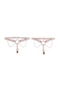 Sex & Mischief - Peaches 'N CreaMe - Pearl Garters - Stag Shop