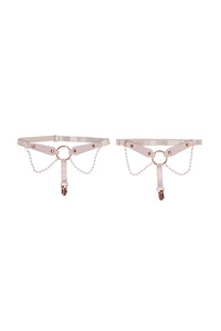 Thumbnail for Sex & Mischief - Peaches 'N CreaMe - Pearl Garters - Stag Shop