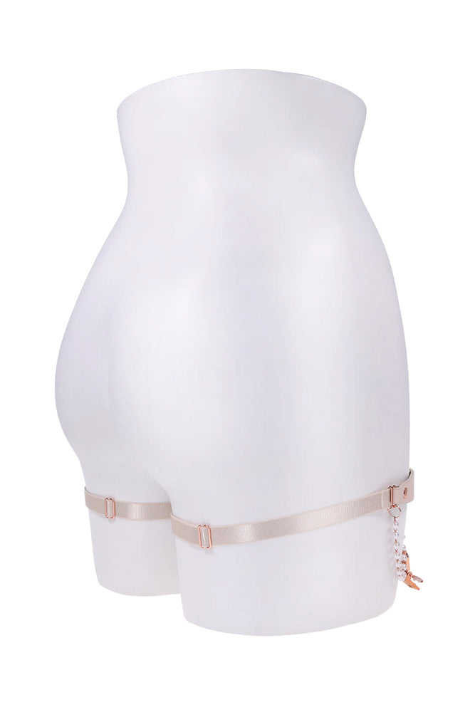 Sex & Mischief - Peaches 'N CreaMe - Pearl Garters - Stag Shop