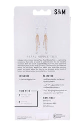Sex & Mischief - Pearl Nipple Ties - White - Stag Shop