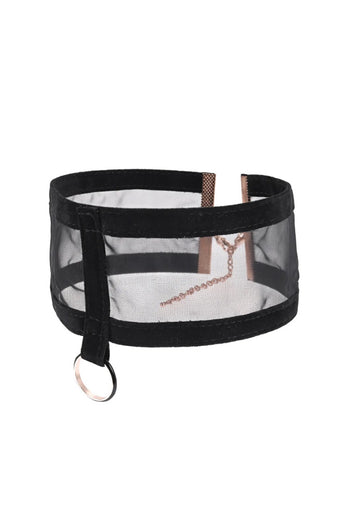 Sex & Mischief - Sheer Day Collar - Black - Stag Shop