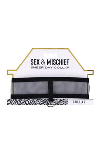 Thumbnail for Sex & Mischief - Sheer Day Collar - Black - Stag Shop