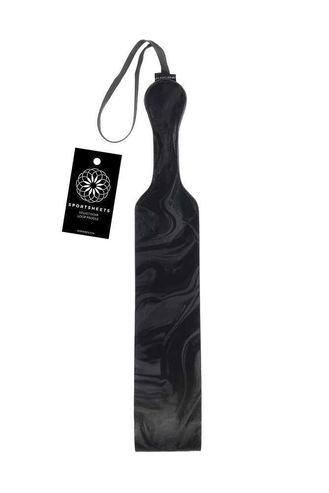 Sportsheets - Velvet Noir Loop Paddle - Stag Shop