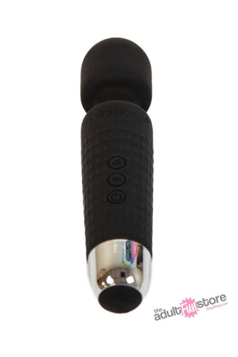 Shibari - Mini Halo Wireless 20X Wand Vibrator - Midnight Black - Stag Shop