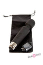 Shibari - Mini Halo Wireless 20X Wand Vibrator - Midnight Black - Stag Shop
