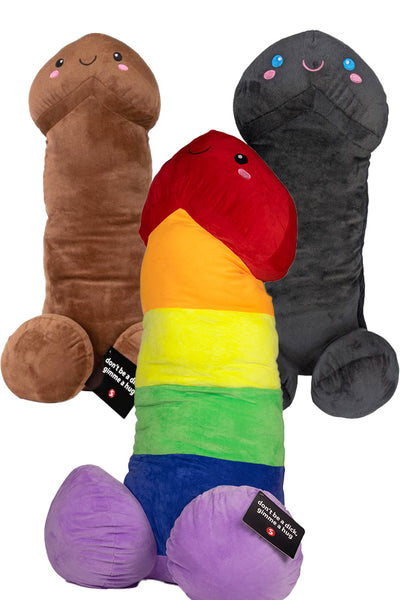 white vaginal lubrication Shots Toys - 40 inch Penis Plushie - Various Colors