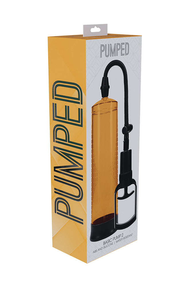 Shots Toys - Pumped - Basic Pump 2 Manual Penis Pump - Various Colors - Stag Shop