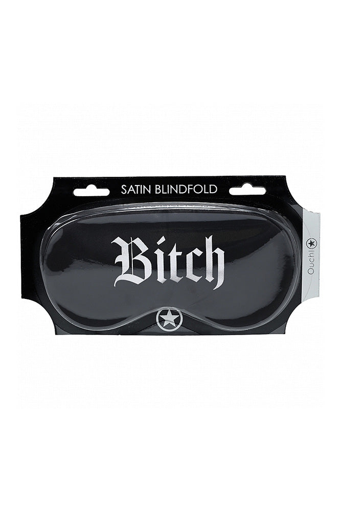 Ouch by Shots Toys - Uncensored Satin Blindold - Stag Shop