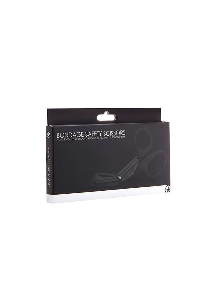 Ouch by Shots Toys - Bondage Safety Scissors - Black - Stag Shop