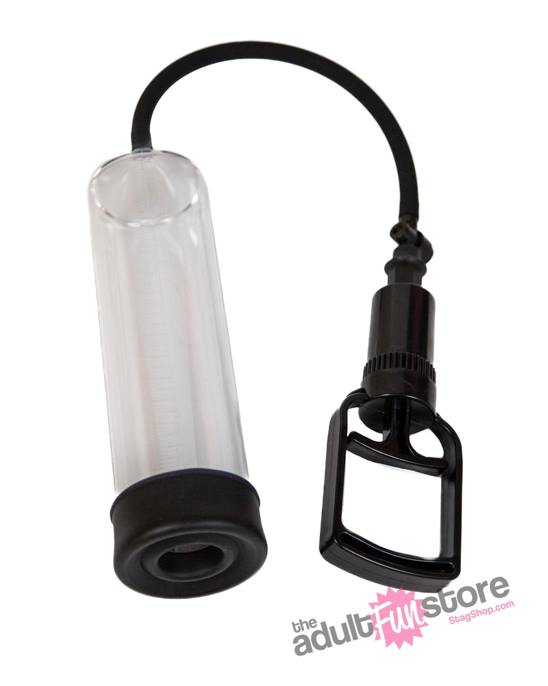 Shots Toys - Pumped - Comfort Beginner Pump - Clear - Stag Shop