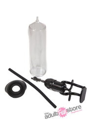 Shots Toys - Pumped - Deluxe Beginner Pump - Clear - Stag Shop