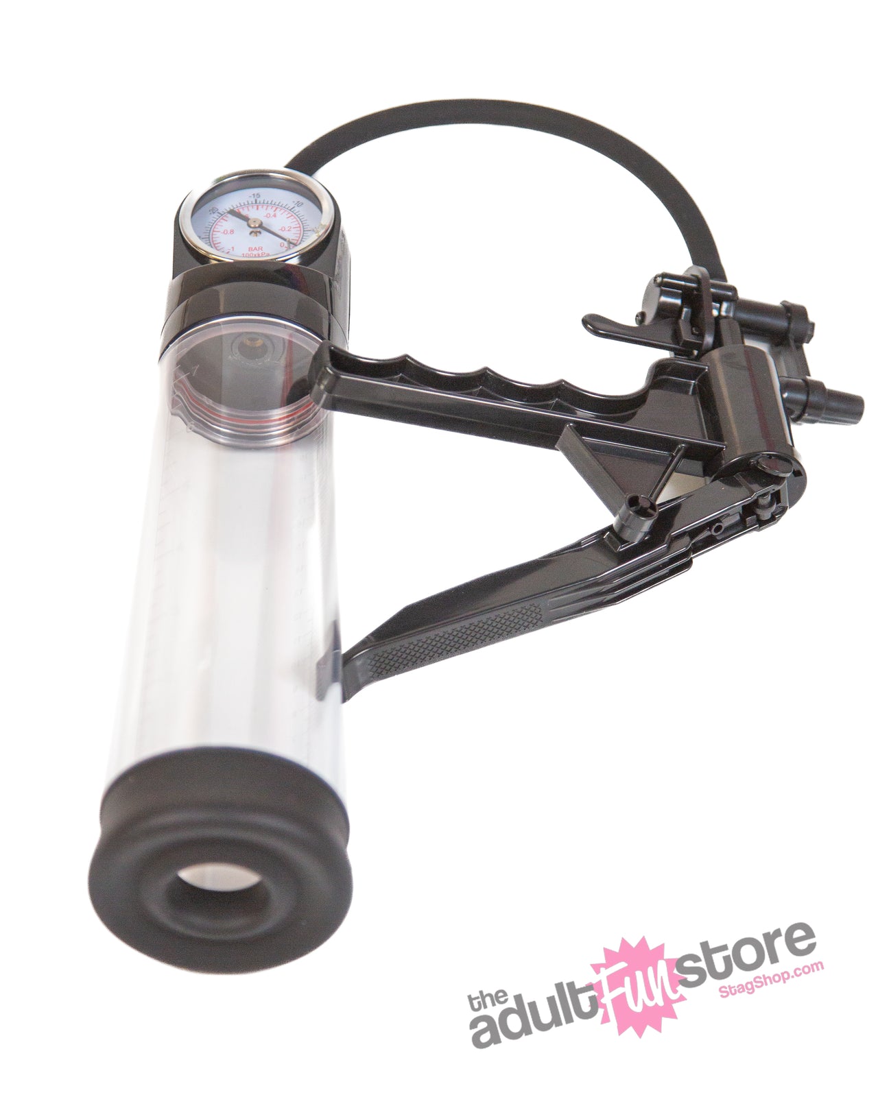 Shots Toys - Pumped - Elite Penis Pump With Advanced PSI Gauge - Clear - Stag Shop