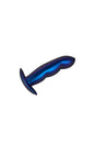 Ouch by Shots Toys - Finger Shaped Silicone Anal Plug - Metallic Blue - Stag Shop
