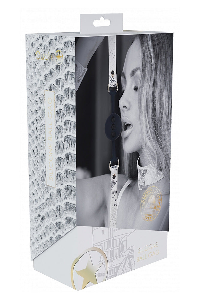 Ouch International - Florence Collection - Silicone Ball Gag - Various Colors - Stag Shop