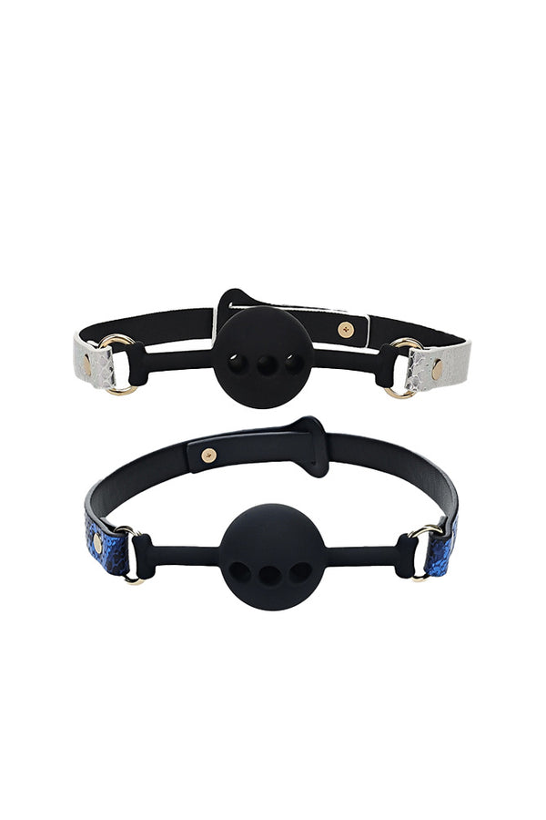Ouch International - Florence Collection - Silicone Ball Gag - Various Colors - Stag Shop