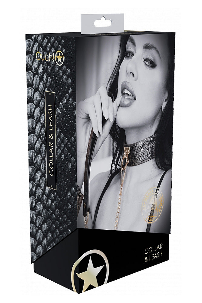 Ouch International - Florence Collection - Collar & Leash - Various Colors - Stag Shop