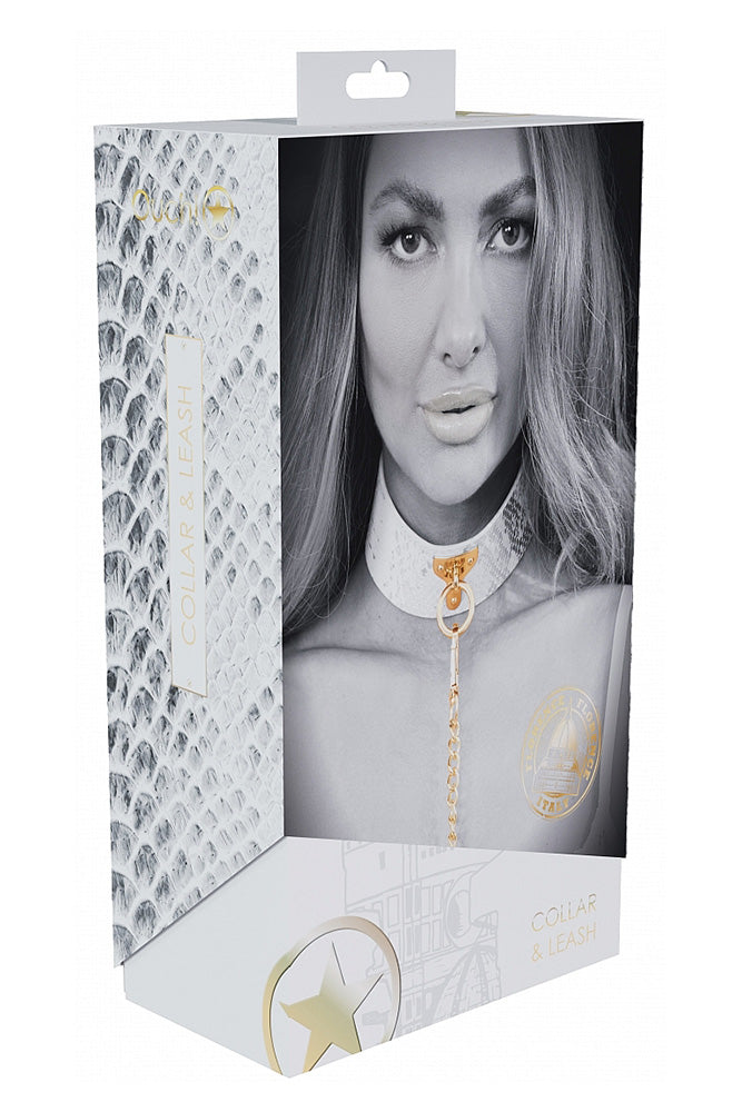 Ouch International - Florence Collection - Collar & Leash - Various Colors - Stag Shop