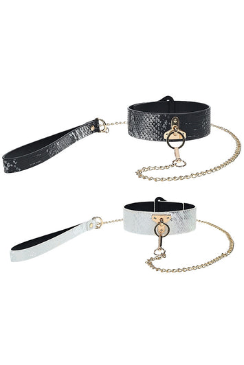 Ouch International - Florence Collection - Collar & Leash - Various Colors - Stag Shop