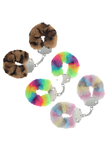 Ouch by Shots Toys - Heavy Duty Fluffy Handcuffs - Various Colors - Stag Shop