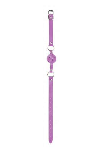 Ouch by Shots Toys - Ball Gag - Purple - Stag Shop