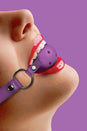 Ouch by Shots Toys - Ball Gag - Purple - Stag Shop