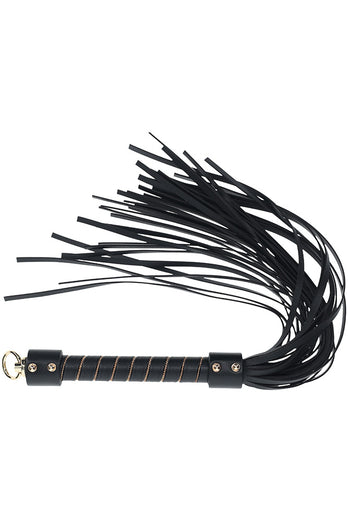 Ouch International - London Collection - Flogger - Black/Gold - Stag Shop