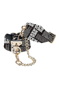 Thumbnail for Ouch International - NY Collection - Ankle Cuffs - Black/White