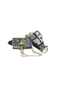 Thumbnail for Ouch International - NY Collection - Ankle Cuffs - Black/White