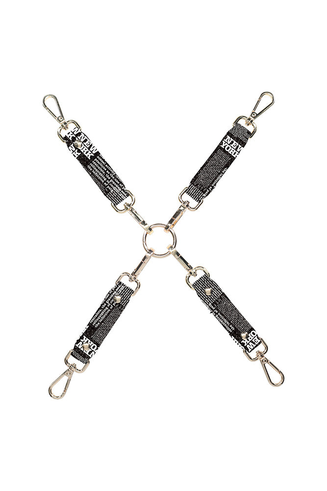 Ouch International - NY Collection - Hogtie Connector - Black/White