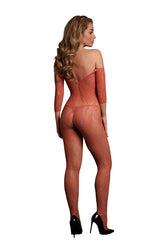 Shots Toys - Le Désir - DES033 - Crotchless Bodystocking - Various Colours - OS - Stag Shop