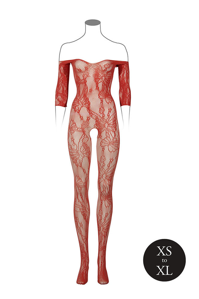 Shots Toys - Le Désir - DES033 - Crotchless Bodystocking - Various Colours - OS - Stag Shop