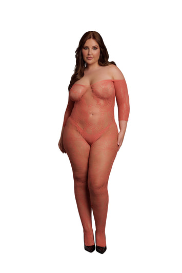 Shots Toys - Le Désir - DES033X - Crotchless Bodystocking - Various Colours - OS/XL - Stag Shop