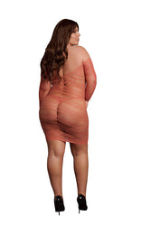 Shots Toys - Le Désir  - DES017X - Long Sleeve Net Mini Dress - Various Colours - OS/XL - Stag Shop
