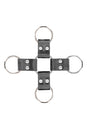 Ouch by Shots Toys - Leather Hand & Leg Cuffs - Black - Stag Shop