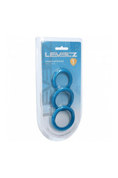 Shots Toys - Levelz - 3 PC Silicone Cock Ring Set - Large - Stag Shop