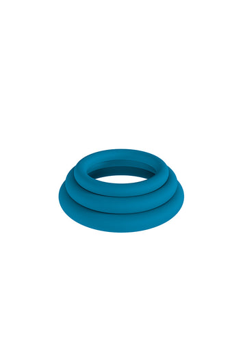 Shots Toys - Levelz - 3 PC Silicone Cock Ring Set - Small - Stag Shop
