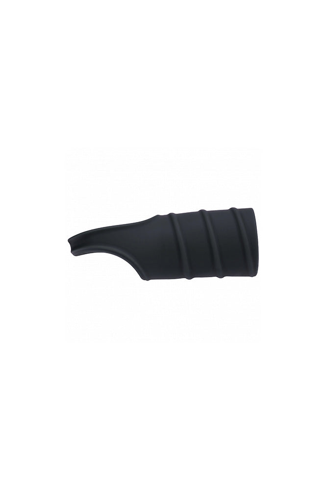 Shots Toys - Levelz - Silicone Cock Ring & Ribbed Sleeve - Stag Shop