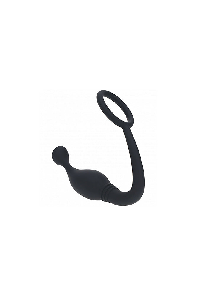 Shots Toys - Levelz- Silicone Cock Ring with Prostate Stimulator - Stag Shop