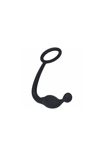 Shots Toys - Levelz- Silicone Cock Ring with Prostate Stimulator - Stag Shop