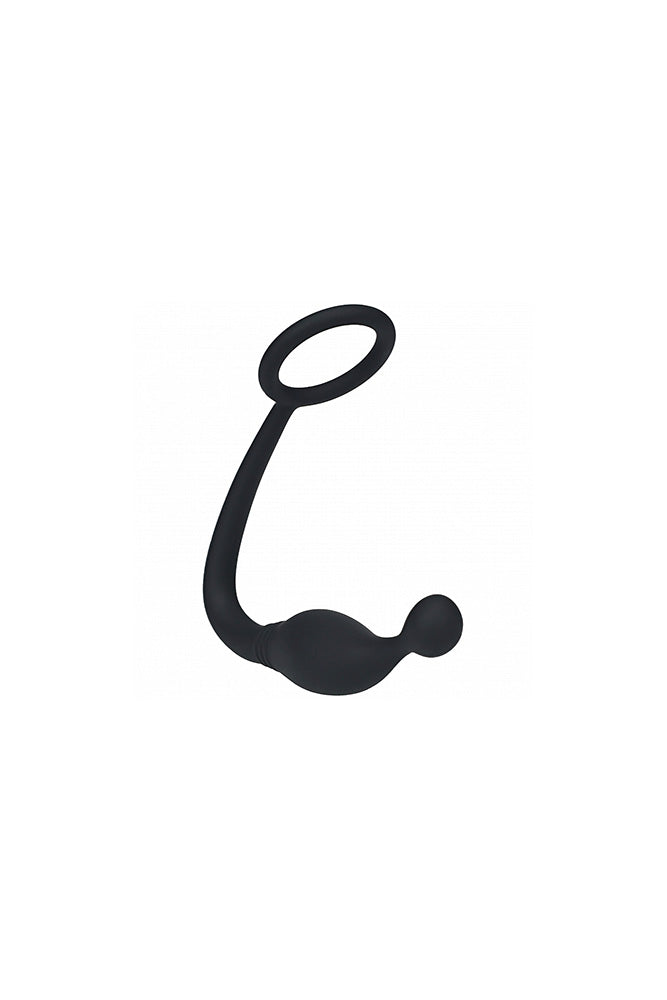 Shots Toys - Levelz- Silicone Cock Ring with Prostate Stimulator - Stag Shop