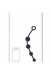 Thumbnail for Shots Toys - Levelz - Curved Silicone Anal Beads - Stag Shop