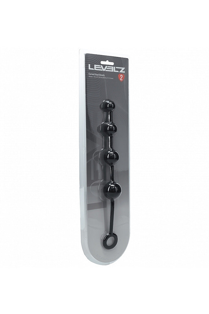 Shots Toys - Levelz - Curved Silicone Anal Beads - Stag Shop