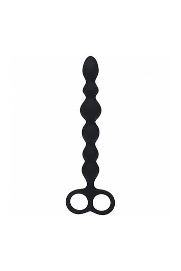 Shots Toys - Levelz - Beaded Anal Probe with Double Loop - Stag Shop