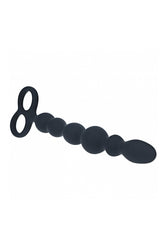 Shots Toys - Levelz - Beaded Anal Probe with Double Loop - Stag Shop